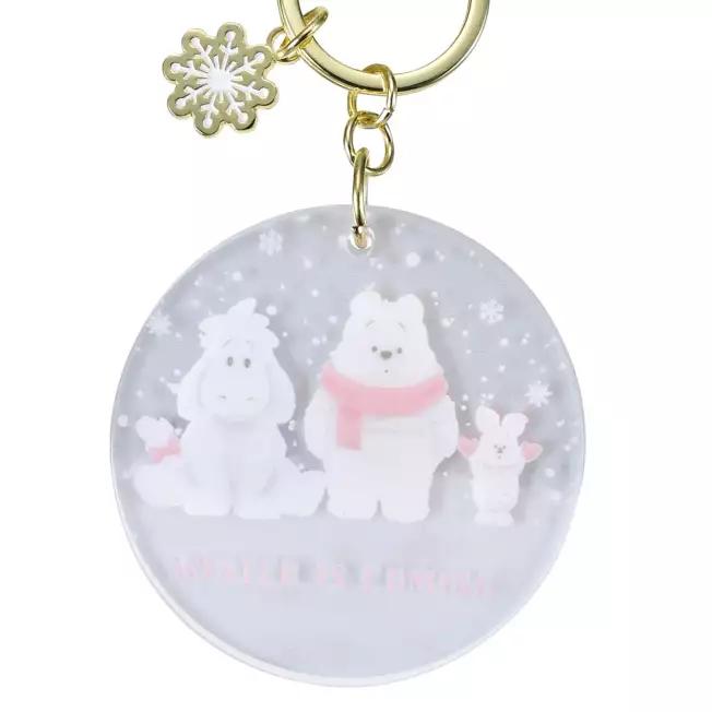 Disney Winnie the Pooh Key Chain ( WHITE POOH ) Japan NEW Disney Store