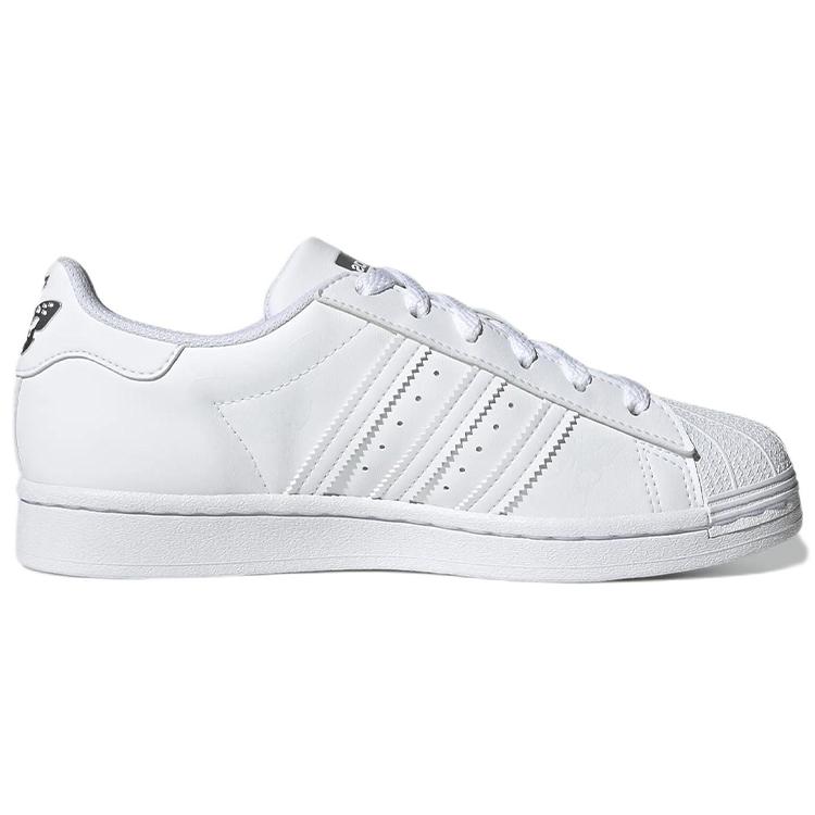 adidas Originals Superstar Скейтбордические кроссовки Женские Низкие Белый/Серый GX2168