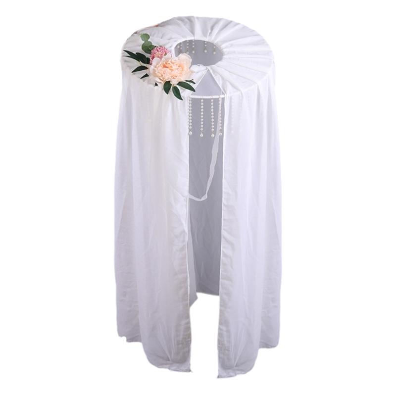 Китайская традиционная шляпа Древний костюм Газовая шляпа Шляпа с вуалями фехтовальщика для женщин и мужчин Хэллоуин