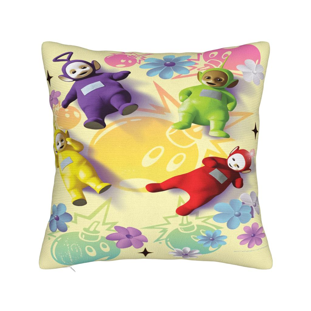 T-TeletubbiesED Pillow Case Retro Trendy Pillow Cover Comfy Pillowcases For Living Room Bed Chair