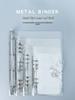 A7/A5/A6/A4/B5 Прозрачный ПВХ планер с кольцевым механизмом и обложкой для блокнота