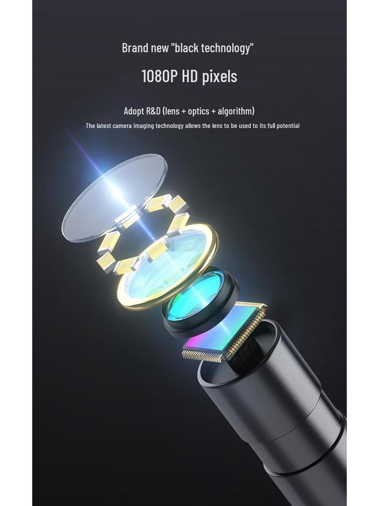 High-Definition Industrial Endoscope Camera with 4.3-Inch Display for Automotive and Pipeline Maintenance Detection