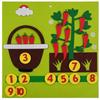 Math Board Montessori Toys Felt Math Toy Children Finger Numbers Toys Kids Early Educational Toy