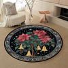 Christmas Area Rugs Giant Tree Train Snowy Village Living Room Sofa Side Dining Room Festive Home Decor Carpet Floor Mat