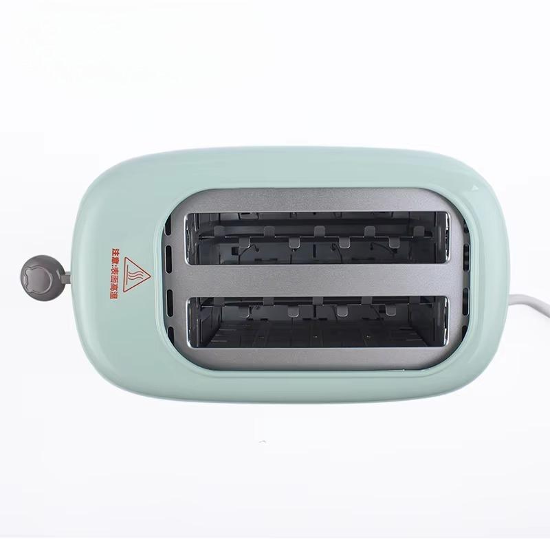 2 Slices Electric Stainless Steel Toaster Automatic Bread Maker Breakfast Baking Machine Two Slot Toast Sandwich Grill Oven