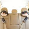 1 PC Internet Celebrity Lucifer Cat Plush Pillow Pillow Doll Car Headrest Neck Pillow Seat Belt Cute Doll Toy