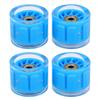 4 PCS Longboard Wheels and Bearings Skateboard Wheels Magnetic Core Friction High Rebound PU