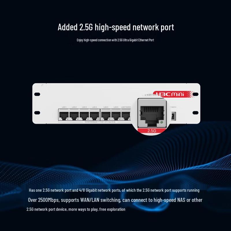 H3C Mini AC1109L-P-U 9-Port Gigabit Enterprise VPN Router
