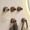 Round Design Single Hook Creamy Style Coat Hook Clothes Hanger Towel Hook  Kitchen