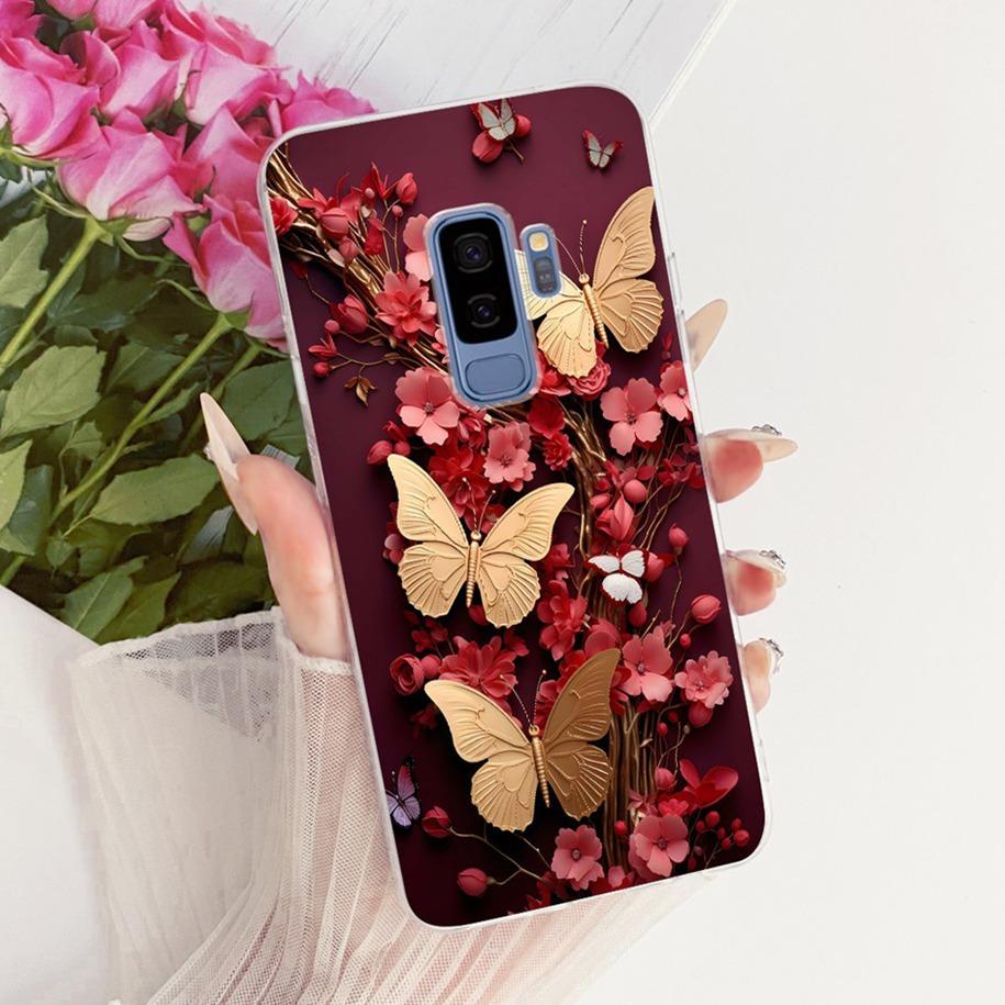 For Samsung Galaxy S9 S9+ Case SM-G960F SM-G965F Cover Fashion Dragon Lion Cartoon Soft Silicone Bumper on Samsung S9 Plus Shell