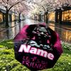Custom Name Personalized Bride of Chucky Print Umbrella, Auto Open Close, 8‑Rib Sturdy Frame, Commute Camping Hiking Use, Birthday Gift