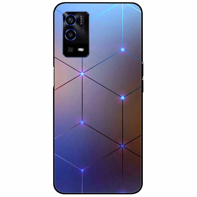 Для Oppo A55 4G Чехол A 55 Силиконовый Мягкий Расписной ТПУ Черная Крышка для Oppo A55 Чехол CPH2325 Милый Funda Coque для OPPOA55 6,51''