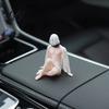 Персонализированные настольные украшения 3D-печатная маскированная красотка Украшение Крутой таинственный персонаж Фигурка Стабильная Модная Эстетичная Автомобильные гаджеты База для демонстрации