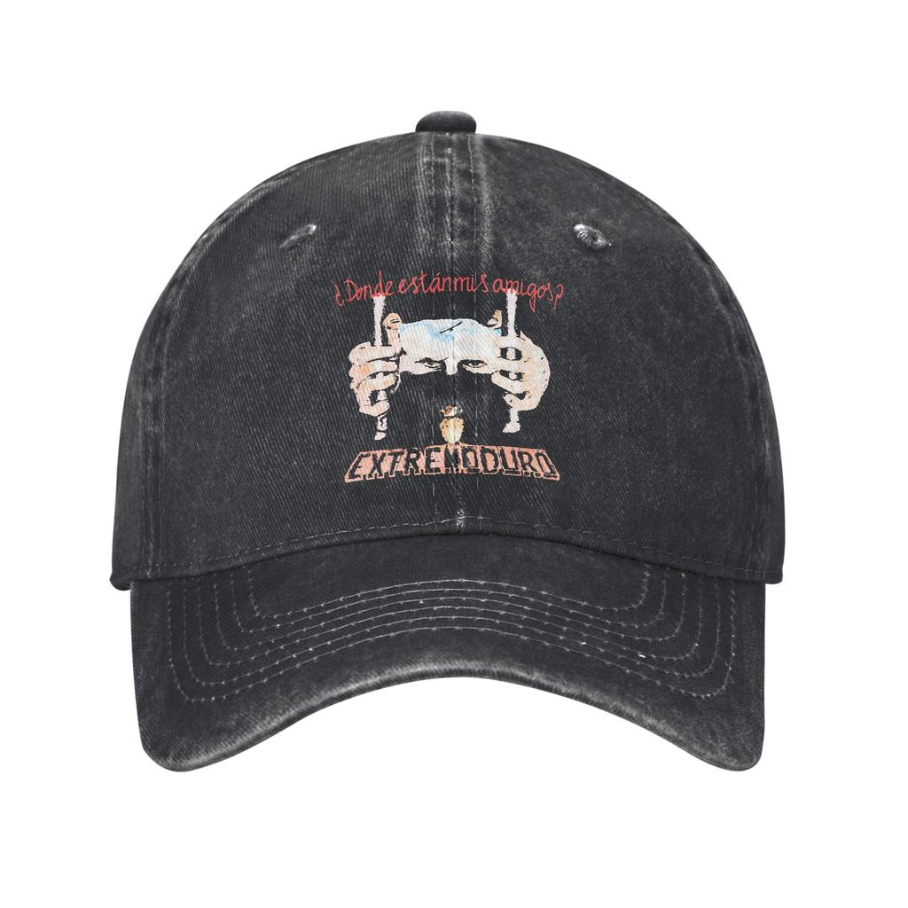 Casual Extremoduro Pedra Album Baseball Cap for Men Women Distressed Cotton Snapback Cap Outdoor Running Adjustable Hats Cap