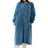 Monilo Носимое Мягкое Женское Одеяло Без Капюшона, Одежда Для Дома, Легкое, (Размер L, Темно-синий)
