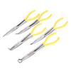 5Pcs Long Needle Nose Pliers Carbon Steel O Shape Clamp Hand Tool with NonSlip Handle