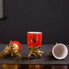 Dragon and Phoenix Chengxiang Twelve Zodiac Beast Head Ceramic Wine Set Exquisite Gift Box Baijiu Double Wine Separator Business Gift