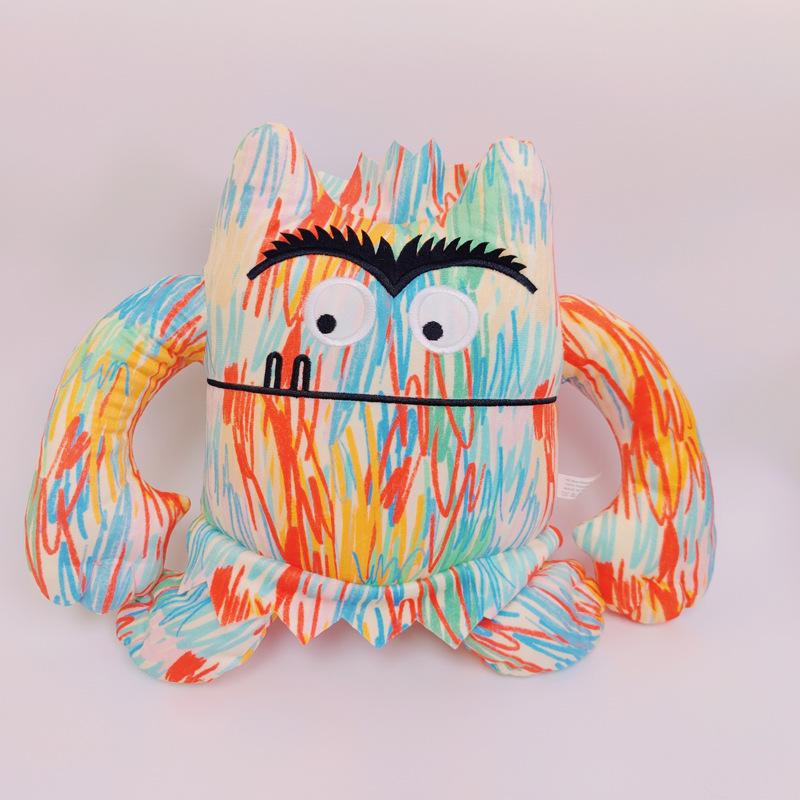 Красочная эмоциональная плюшевая игрушка «Маленький монстр»