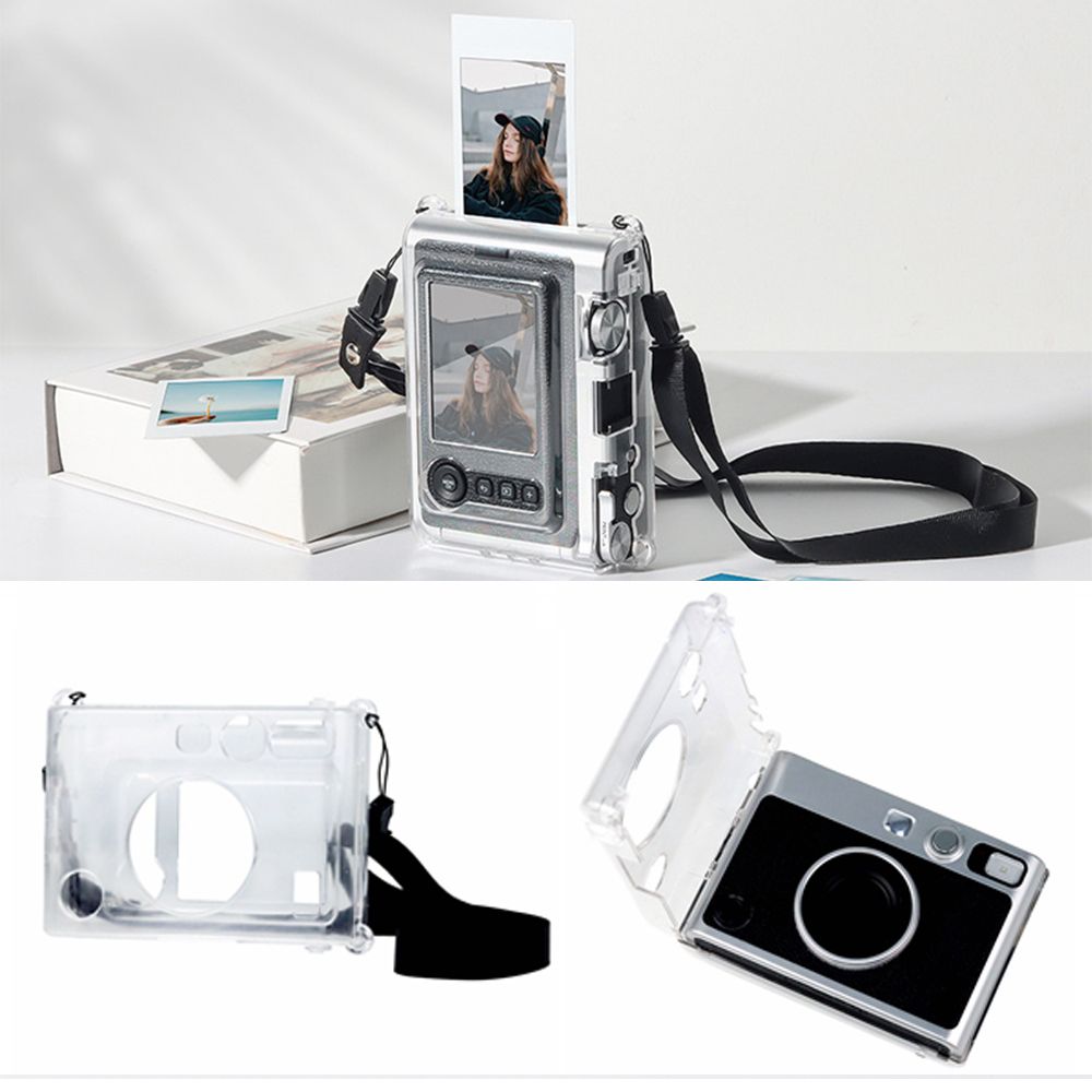 Professional Strap Transparent Easy To Carry Camera Bag Instant Camera Case Protective Cover