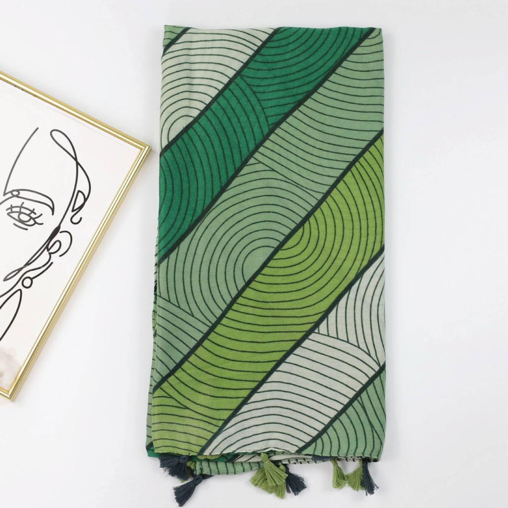 2024 Spring And Autumn Winter New Cotton And Hemp Long Thin Scarf Travel Versatile Sunscreen Warm Shawl For Women