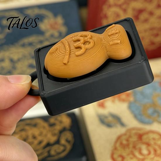 Talos 3D-печатная игрушка-фиджет в виде пирожного морской лещ, брелок-тайяки, кнопка для снятия стресса, игрушки-кликеры для пальцев для снятия стресса