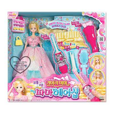 [Mimi World Official] Длинные волосы Mimi Perm Hair Shop, популярные корейские игрушки-персонажи