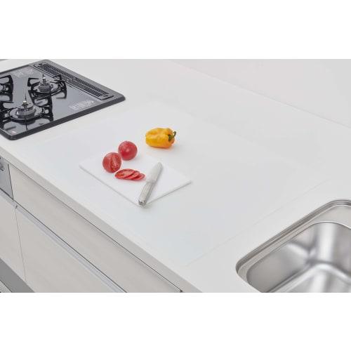 R(R) Adhesive Silicone Countertop Protector Mat, Preventive Cleaning, Solid Color, 60 x 80 x 0.04 cm, Thin, Heat Resistant up to 210C, Cuttable, Stai