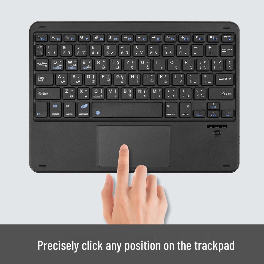 Tri-Mode Bluetooth Keyboard: 78-Key Wireless for Phones & Tablets, Extended Standby