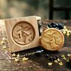 3D Carved Wooden Cookie Mold Baking Tools Baking Molds Embossing Cookie Cutter Mold  Halloween