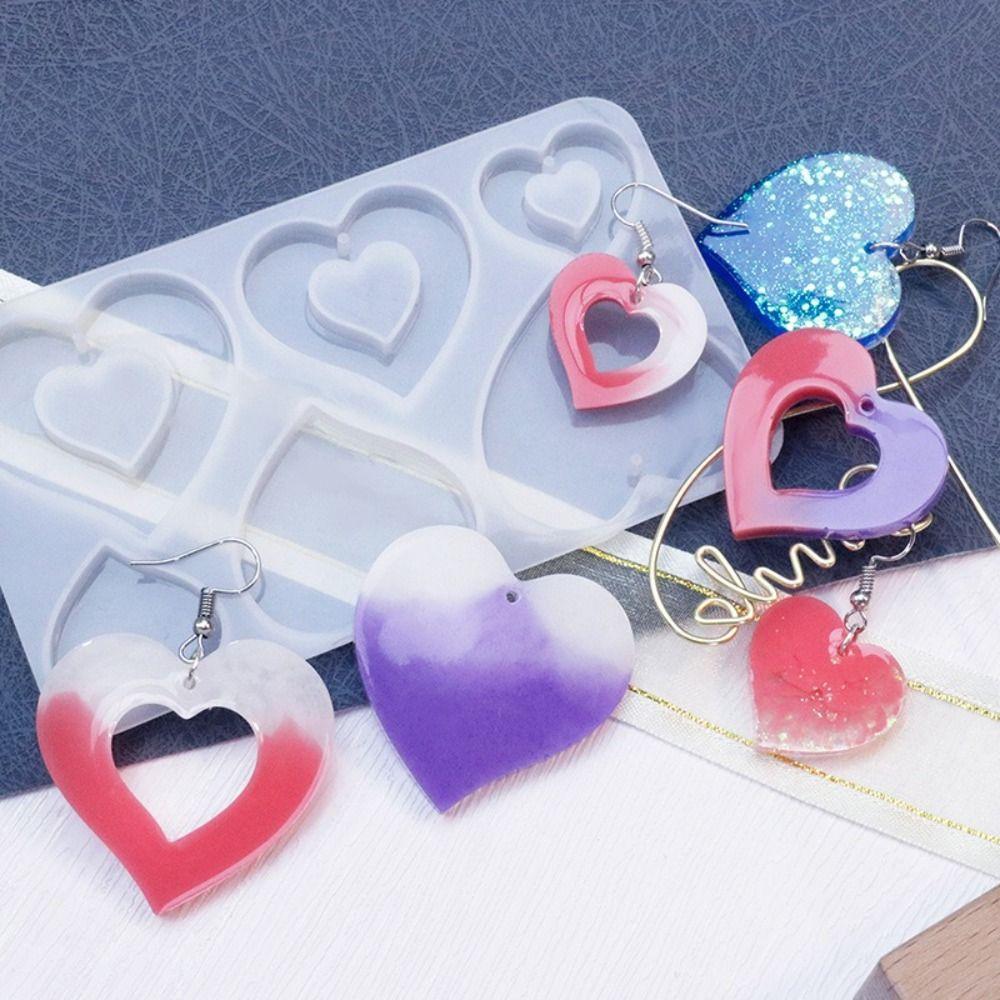 Multiple Styles Pendant Mold Drip Shape Drop Earrings Mold Geometric Earring Mold Resin Casting