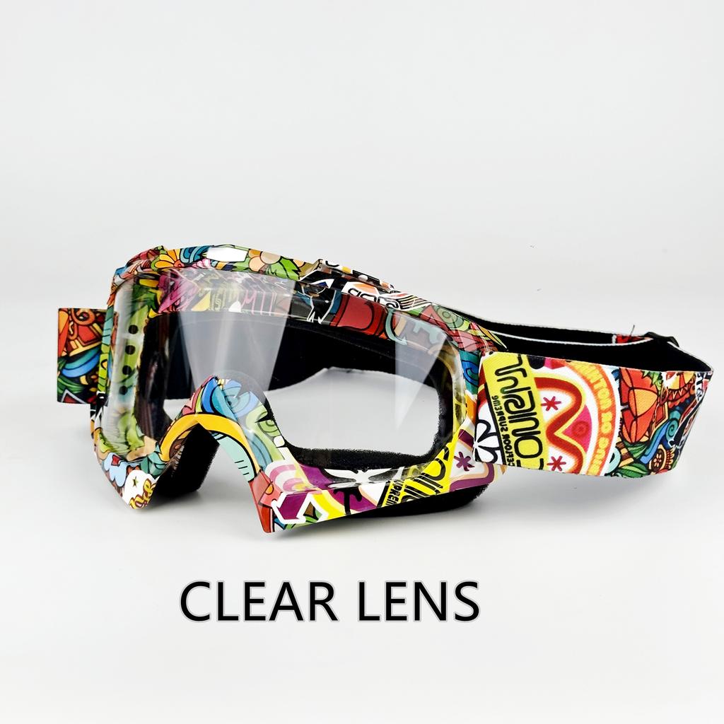 Мотоциклетные очки Велосипедные очки Очки для езды на открытом воздухе Внедорожные лыжи Спорт MX ATV Dirt Bike Гоночные очки Очки для мотокросса Велосипед Google