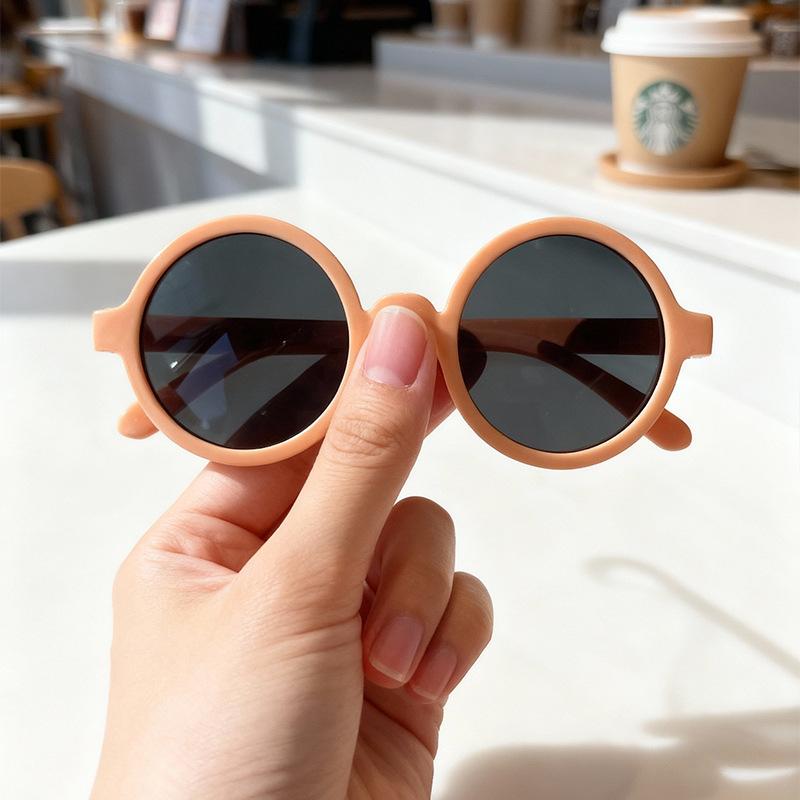 Round Frame Children'S Sunglasses Trend Boys And Girls Fashion Sunglasses Party Glasses