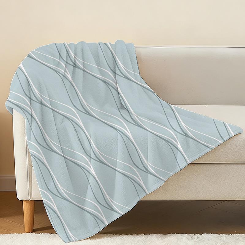 Soft Fleece Blanket - Breathable Lightweight Minimalist All-Season Throw, Cozy for Home, Office, Christmas & Halloween Relaxation