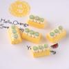 DIY Cream Glue Keychain Pendant: Handmade Resin Cake Roll Simulation Accessory