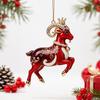 2D Christmas Tree Ornament Hanging Christmas Decor New Christmas Sheep Ornament  Home
