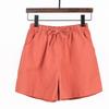 Loose Linen Cotton Hemp Plus Size Student Sports Casual Shorts Women's Wide Leg Pants