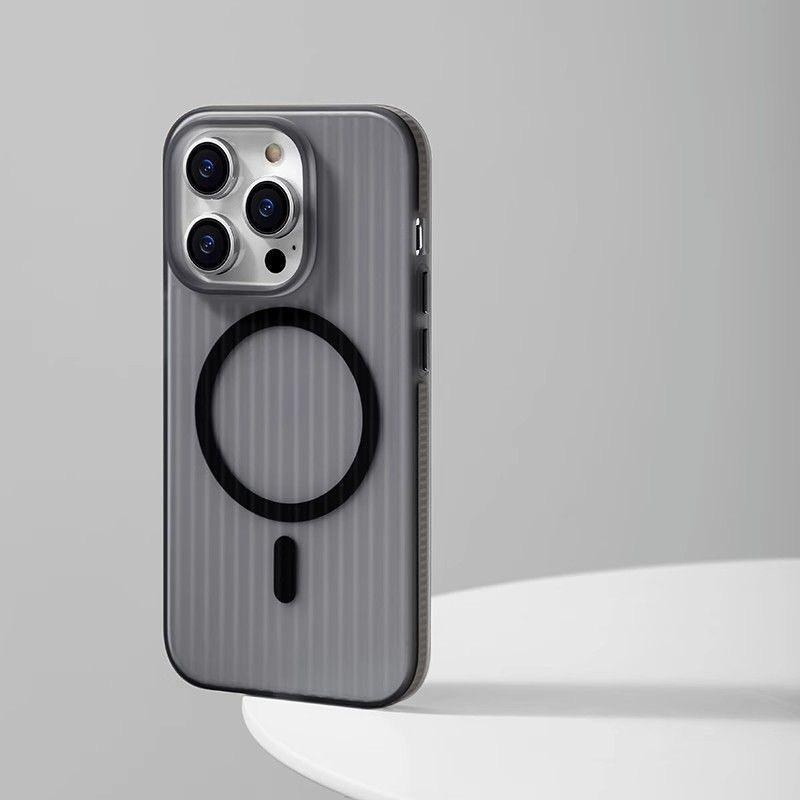 Подходит для чехла для мобильного телефона IPhone16plus Ледяной туман Магнитный чехол Apple 14 Матовый Твердый Защитный чехол