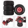 RC Car Tyre Tires Set 4 Pieces Accessories Easy To Replace Spare Parts Truck Wheel