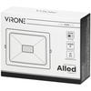 Virone Led Floodlight 20 W 1500 Lm Ip65 4000 K Black 1 Pc