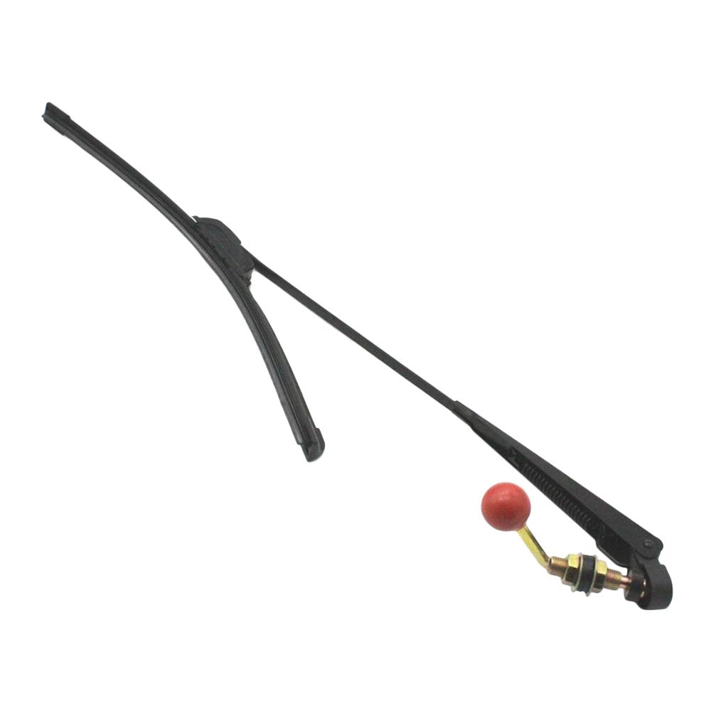 Manual Hand Operated Windshield Wiper Rubber Blade Universal Replacement Kit for UTV