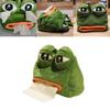 Плюшевый органайзер для салфеток Pepe Sad Frog для дома и офиса, мягкий на ощупь и с оригинальным дизайном