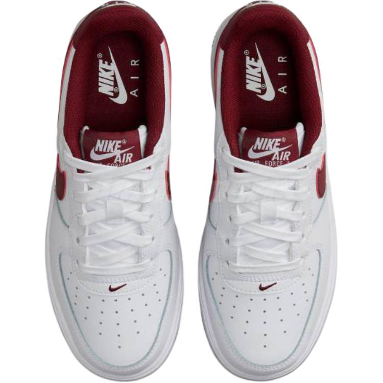 Nike Air Force 1 GS White Team Red Kids Sneakers FV5948-105