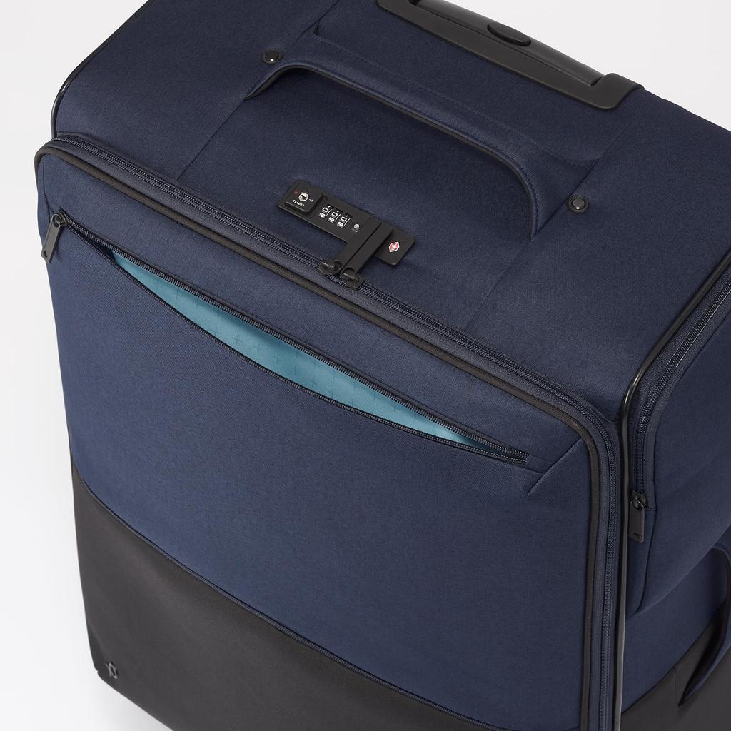 Чемодан размера S 1 ночь 2 дня 2 ночи 3 дня 35 л Стопор колес 10 лет гарантии Сделано в Японии Кейс для ручной клади Сумка для ручной клади Actoy 2TR Черный [Proteca]