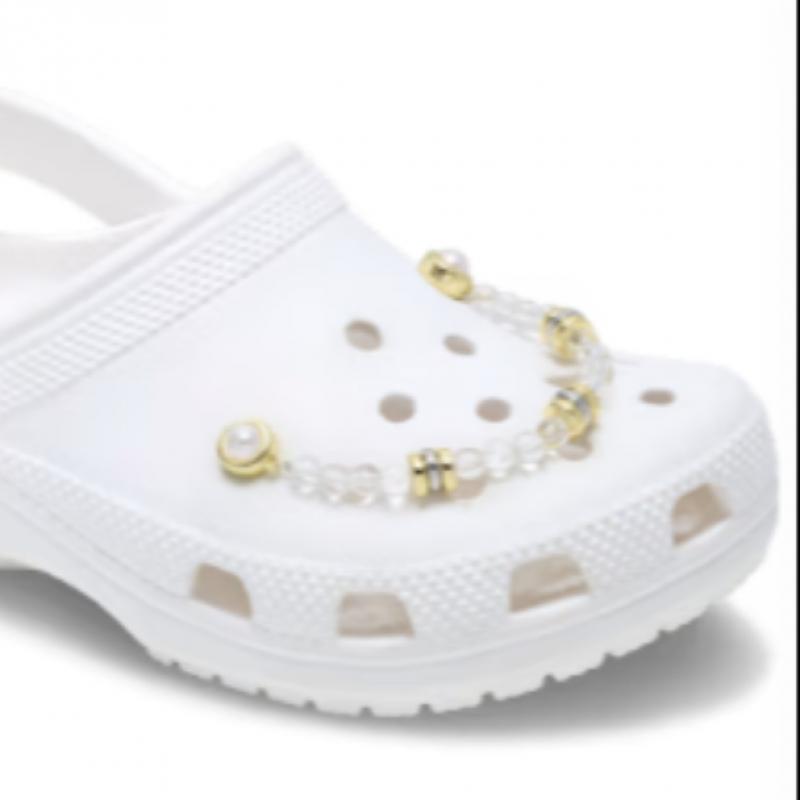 Crocs Прозрачная цепочка с бусинами Gibitz Упаковка 10017450