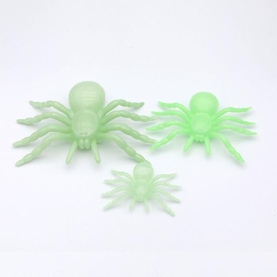 Имитация паука, реалистичная, недеформированная, флокирующийся паук на Хэллоуин, страшные сцены, украшения для дома с привидениями