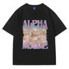 Alpha Male T-Shirt Guy Best Friend Gift Tshirts Summer Fashion Funny Meme Graphic T Shirt Short Sleeve Cute Cartoon Style Top