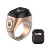 20mm Ring Tasbih Counter Bluetooth-compatible 5.1 Smart Tally Counter Ring 0.49 Inch OLED Display Vibration Reminder for Muslims