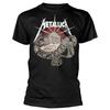 Metallica Хлопковая футболка унисекс для взрослых с принтом на спине «40 лет гаража»