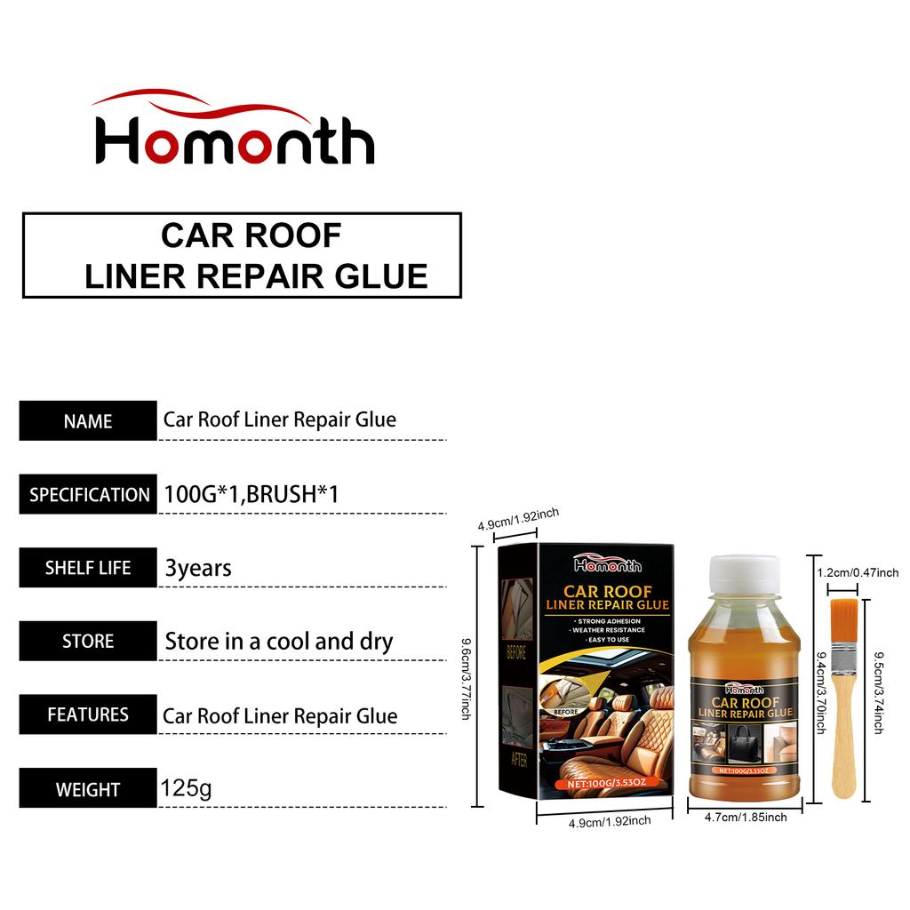 Авто Потолок Салон Сильный Ремонт Без Следов Клей Наборы Кистей Специальный Ремонт Верхней Обшивки Быстросохнущий Термостойкость
