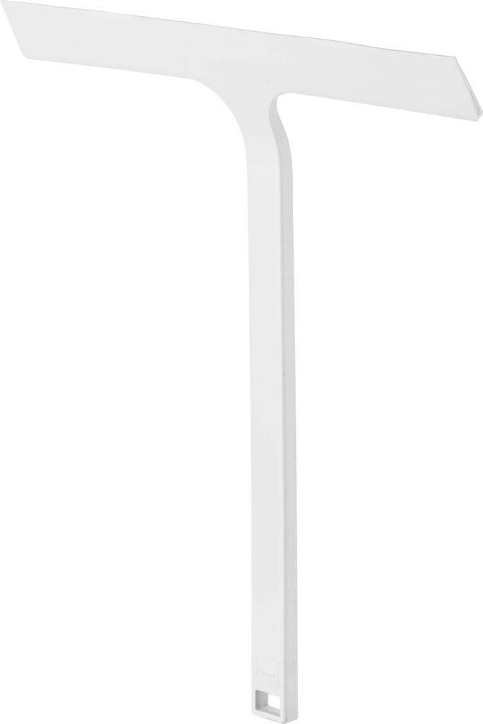 Yamazaki Tower Magnetic Water Squeegee, White, 31cm W X 4.3cm D X 34.5cm H, Model 5451